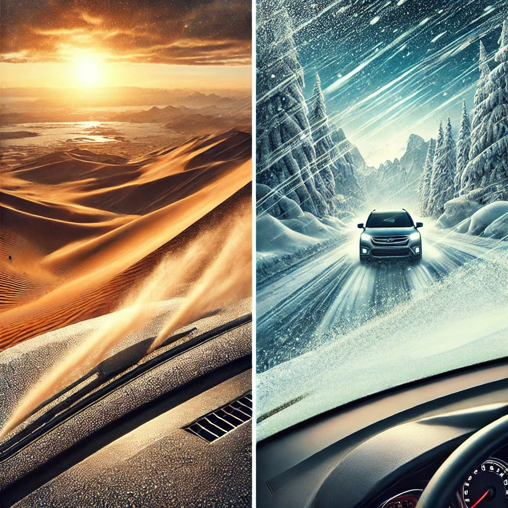 Wydajność i Adaptacja Wycieraczek Samochodowych w Ekstremalnych Warunkach Pustynnych i Arktycznych