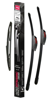 Pióra wycieraczek HQ Automotive pasujące do LAND ROVER Defender 4X4 (1990-2012) Zestaw przód i tył AD61-611|HQ13B