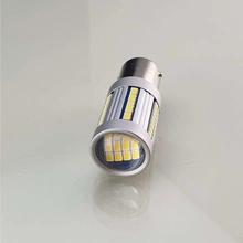 HQ Automotive Żarówki Samochodowe LED 2x P21W (BA15S) 66 SMD-2016 100% CanBus BIAŁA