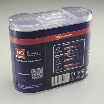 HQ AUTOMOTIVE Żarówka H7 PX26d Super Biała (Xenon) 12V 55W 2szt.