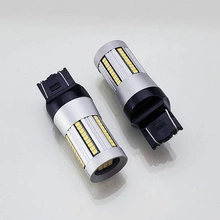 HQ Automotive Żarówki Samochodowe LED 2x W21/5W 66 SMD-2016 100% CanBus WHITE