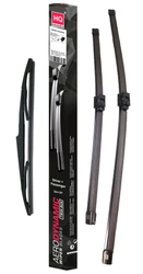 Pióra wycieraczek HQ Automotive pasujące do MERCEDES CLA-Class Kombi (2019 i nowsze) Zestaw przód i tył ADM91-421|HQ4A13