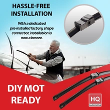 Wycieraczki do VW Sharan MPV (2001-2010) Zestaw piór przód i tył HQ Automotive