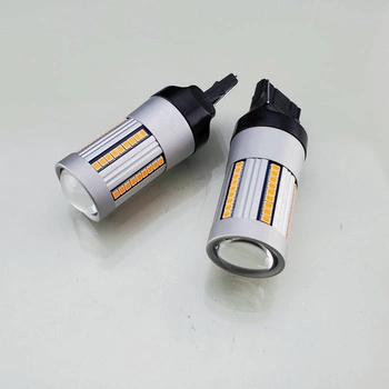 HQ Automotive Żarówki Samochodowe Kierunkowskazów LED 2x WY21W 66 SMD-2016 100% CanBus ŻÓŁTA