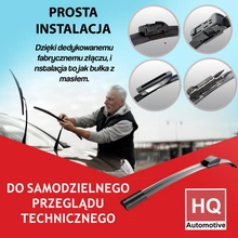 Pióro wycieraczki tylnej HQ Automotive do VAUXHALL Mokka SUV (2012-2020) 250mm HQ10