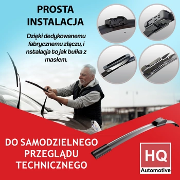 Pióro wycieraczki tylnej HQ Automotive do VW Touareg SUV (2014-2017) 325mm HQ4A13