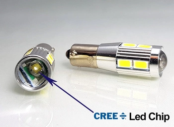 2x H21W 8x SMD-5630 + High-Power Samochodowa Żarówka LED CanBus BIAŁA 2szt