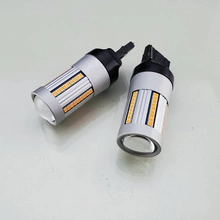 HQ Automotive Żarówki Samochodowe Kierunkowskazów LED 2x WY21W 66 SMD-2016 100% CanBus ŻÓŁTA