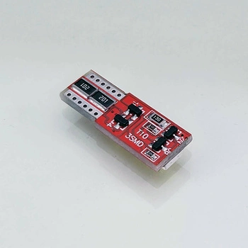 Żarówka Diodowa LED 12V 3x SMD-5050 W5W T10 CanBus Biała 2szt