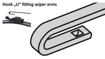 Wycieraczki Samochodowe, Pióra Wycieraczek HQ Aero Dynamic ze spryskiwaczem - ADJR82-821