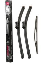 Pióra wycieraczek HQ Automotive pasujące do FORD Ecosport SUV (2017 i nowsze) Zestaw przód i tył AD61-224|HQ11J