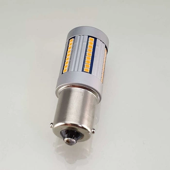 HQ Automotive Żarówki Samochodowe Kierunkowskazów LED 2x PY21W (BAU15S) 66 SMD-2016 100% CanBus ŻÓŁTA