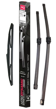 Pióra wycieraczek HQ Automotive pasujące do MERCEDES CLA-Class Sedan (2019 i nowsze) Zestaw przód i tył ADM91-421|HQ4A13