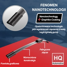 Pióro wycieraczki tylnej HQ Automotive do AUDI A3 Sportback Hatchback (2019 i nowsze) 280mm HQ11G