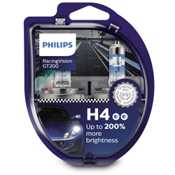 H4 12V 60/55W P43t RacingVision GT200 2st. Philips