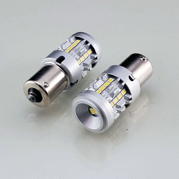 P21W BA15S SMD-3020 100% CanBus BIAŁE Żarówki Samochodowe LED 2szt